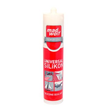 Mad Wolf 310 ml Şeffaf Suya Dayanıklı Silikon
