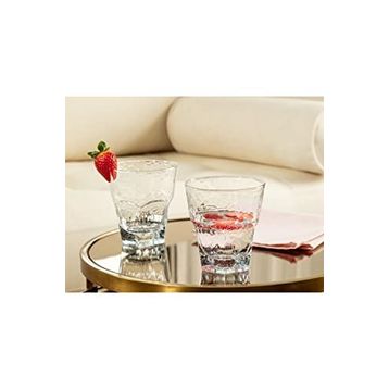 Madame Coco 1KBARD0497139 - 375 ml Medium Floressa 4'lü Su Bardağı Seti