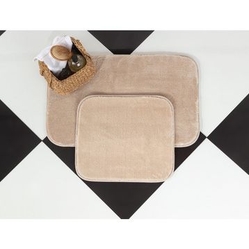 Madame Coco 50x80 + 45x50 cm Vizon Carol 2'li Banyo Paspası