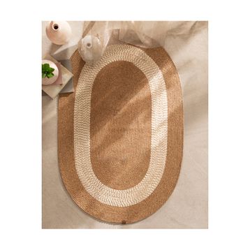 Madame Coco Alsace Naturel Krem 90x150 cm Oval Kilim
