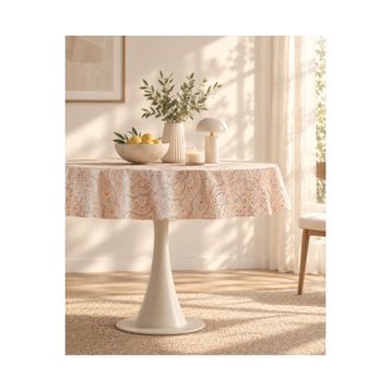 Madame Coco Ancre Mor 140 cm Pvc Masa Örtüsü