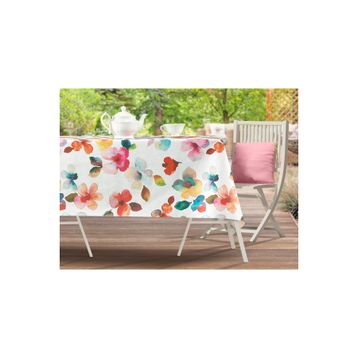 Madame Coco Ardi 140x140 cm Renkli Pvc Masa Örtüsü
