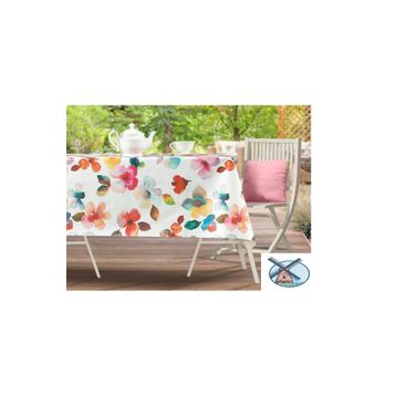 Madame Coco Ardi 140x140 cm Renkli Pvc Masa Örtüsü