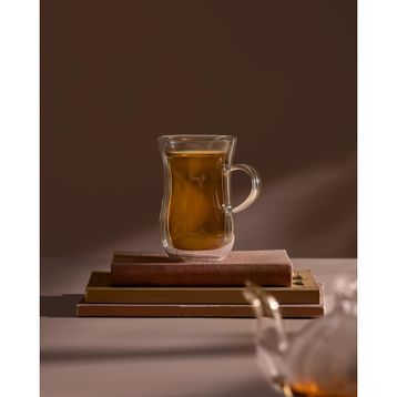 Madame Coco Benito Tekli 200 ML Çift Camlı Çay Bardağı