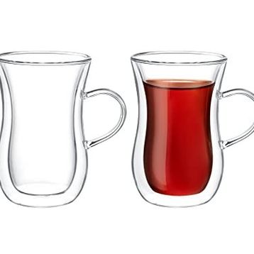 Madame Coco Benito Tekli 200 ML Çift Camlı Çay Bardağı
