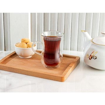 Madame Coco Benito Tekli 200 ML Çift Camlı Çay Bardağı