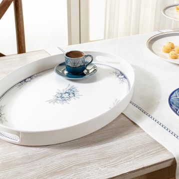 Madame Coco Blanche 1 Adet Oval Tepsi