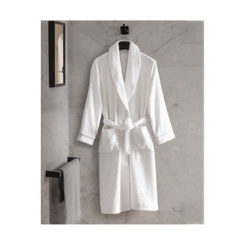 Madame Coco Celestiel Şalyaka Beyaz Unisex Bornoz