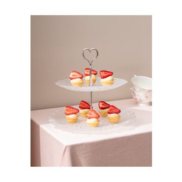 Madame Coco Charmes 28 cm 2 Katlı Kek Standı