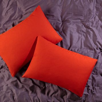 Madame Coco Ciel Percale Kırmızı 2'li Yastık Kılıfı