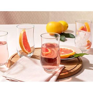 Madame Coco Coralie 4'lü 360 ml Meşrubat Bardağı Seti