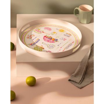 Madame Coco Cuisine Yuvarlak Tepsi