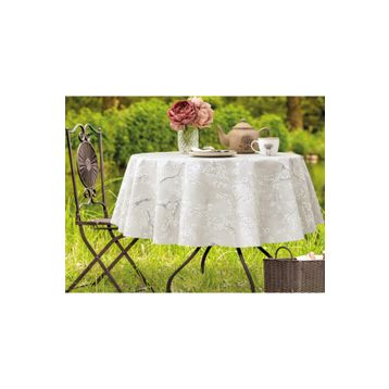 Madame Coco Exorde Gri Pvc 140x140 cm Masa Örtüsü