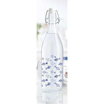 Madame Coco Fish Mavi 1000 ml Su Şişesi