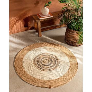 Madame Coco Janvry Bej Krem 120 cm Yuvarlak Kilim