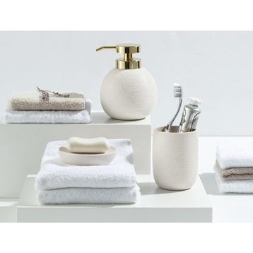 Madame Coco Jouflu Krem 3'lü Banyo Seti