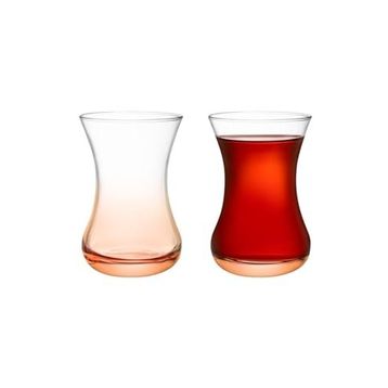 Madame Coco Lave -Orange World 6'lı Çay Bardağı Seti