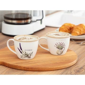 Madame Coco Lavender Plaine 2'li Kupa Seti