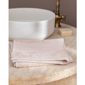 Madame Coco Martha Tencel Pudra 50x80 cm Yüz Havlusu