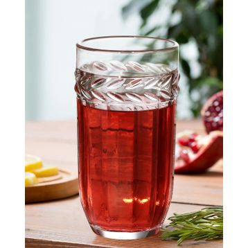 Madame Coco Medeline 350 ml 4'lü Meşrubat Bardağı Seti