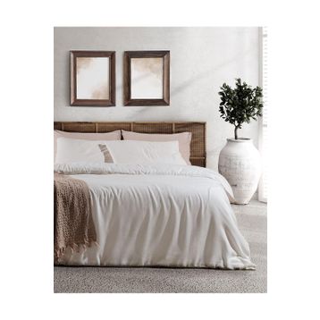 Madame Coco Perine Ekru Çift Kişilik Jakarlı 200x220 cm Nevresim Takımı