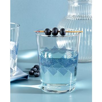 Madame Coco Pierretta Blue Rugs 4'lü Meşrubat Bardağı Seti