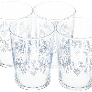 Madame Coco Pierretta Blue Rugs 4'lü Meşrubat Bardağı Seti