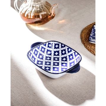 Madame Coco Rêve Bleu Bourges New Bone China Kare Kulplu Tabak