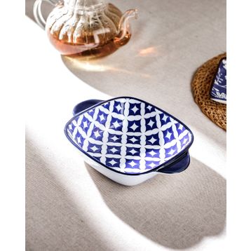 Madame Coco Rêve Bleu Bourges New Bone China Kare Kulplu Tabak