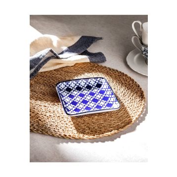 Madame Coco Rêve Bleu Brest New Bone China Kare Tabak