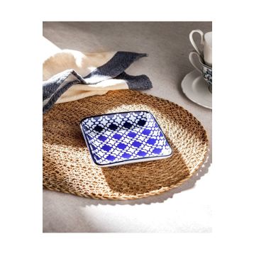 Madame Coco Rêve Bleu Brest New Bone China Kare Tabak