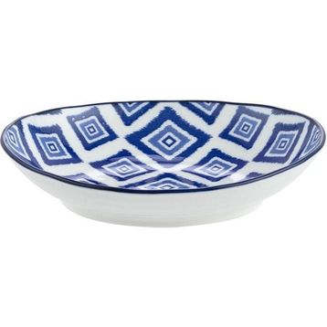 Madame Coco Rêve Bleu Carre 19.5x16.5 cm Mavi Oval Tabak