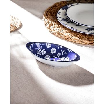 Madame Coco Rêve Bleu Rennes New Bone China Oval Kulplu Tabak