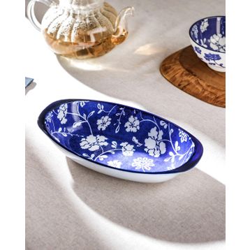 Madame Coco Rêve Bleu Rennes New Bone China Oval Kulplu Tabak