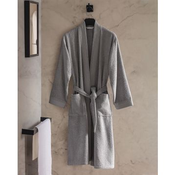 Madame Coco Ryella Kimono Unisex Gri Bornoz