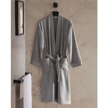 Madame Coco Ryella Kimono Unisex Gri Bornoz