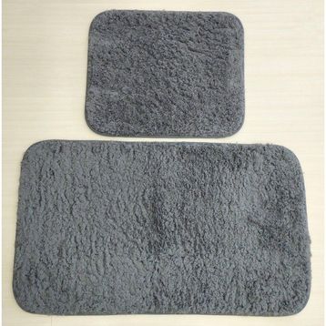 Madame Coco Sheep 2'li Antrasit Banyo Paspas