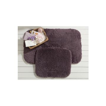 Madame Coco Sheep Koyu Mürdüm Banyo Paspası