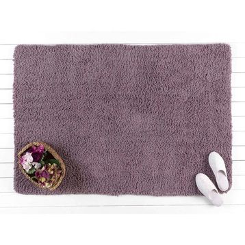 Madame Coco Sheep Koyu Mürdüm Banyo Paspası