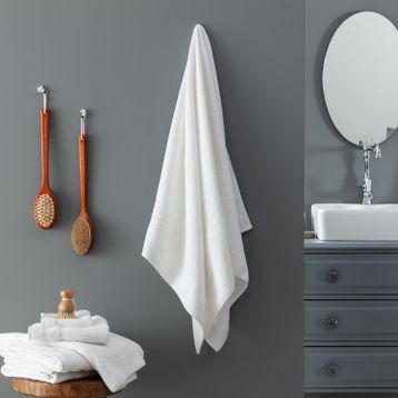 Madame Coco Stripe Armürlü Banyo Havlusu