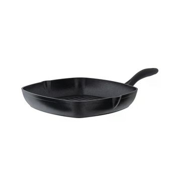Madame Coco Titanium Professional 28 cm Siyah Izgara Tava