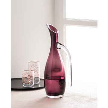 Madame Coco Trouville El Yapımı Kulplu Cam Karaf - 1400 ml - Altın