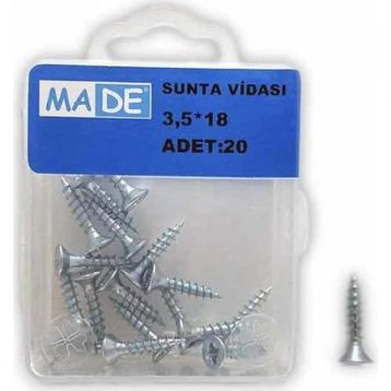 Made 3.5x18 20Li Sunta Vidası