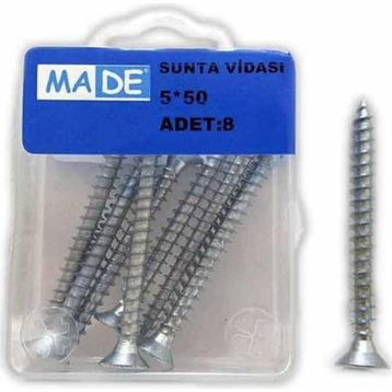 Made 5.0x50 8'li Sunta Vidası
