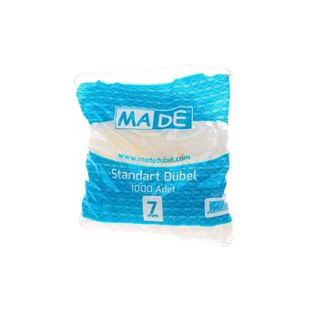 Made 7 mm 1000 Adet Plastik Dübel
