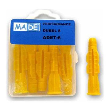 Made 8 mm 6 Adet Performance Dübel