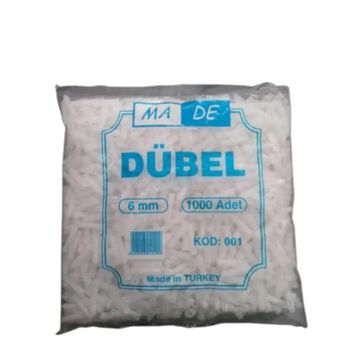 Made Standart Beyaz 6 mm Dübel