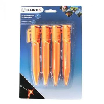 Madfox 602099 15 cm 4 Pcs Led Işıklı Çadır Kazığı