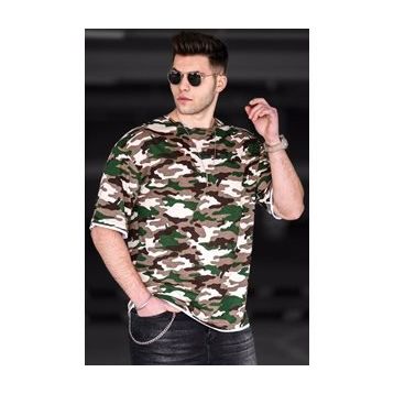 Madmext 14983 Camel Erkek Sweatshirt