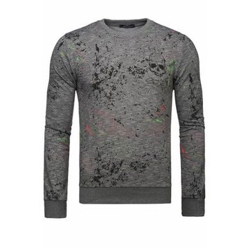Madmext 1677 Antrasit Erkek Sweatshirt
